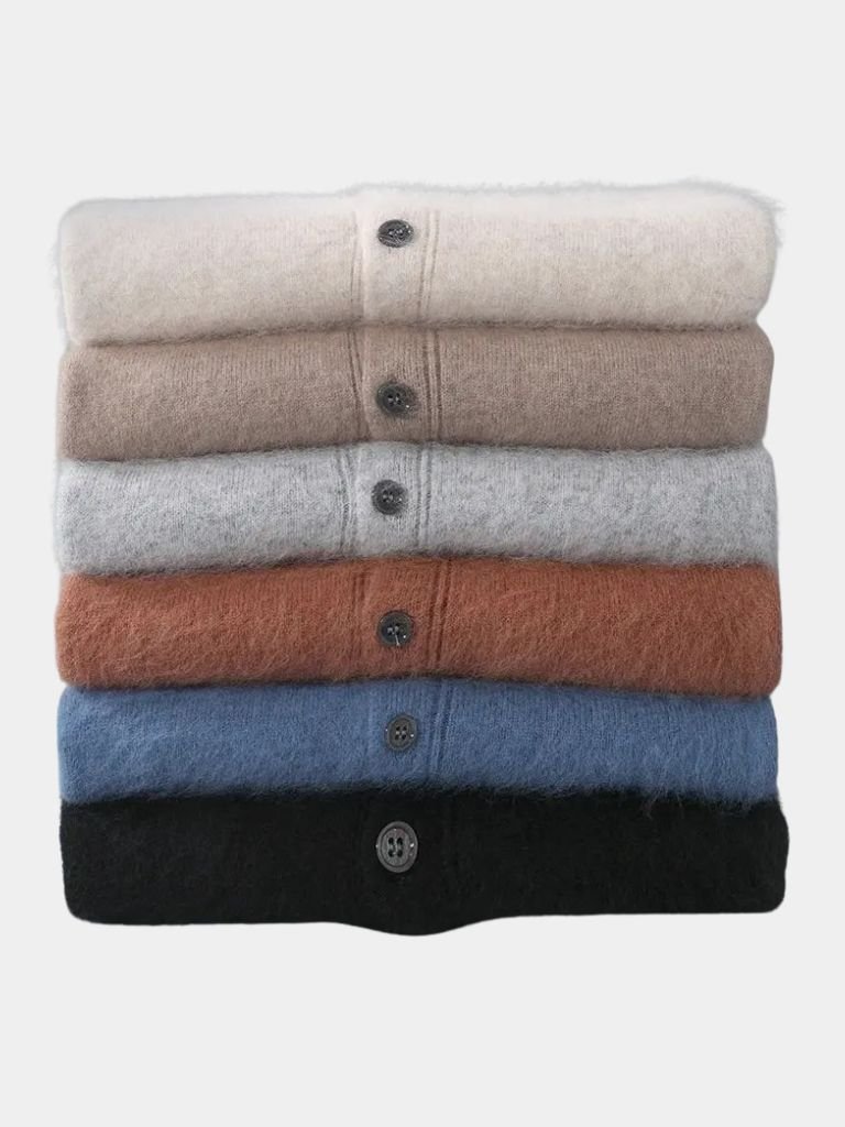 Cardigan Polo con Cashmere - Viretti