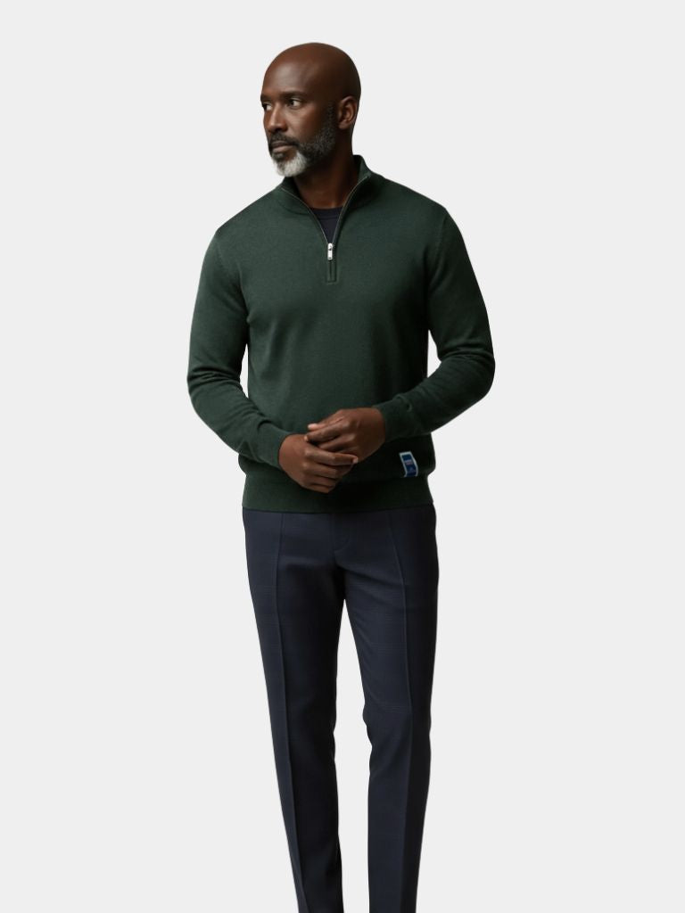 Maglione Essential a Mezzo Zip - Viretti