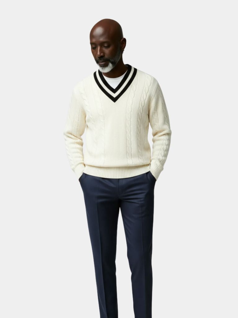 Maglione Minimalista a V - Viretti