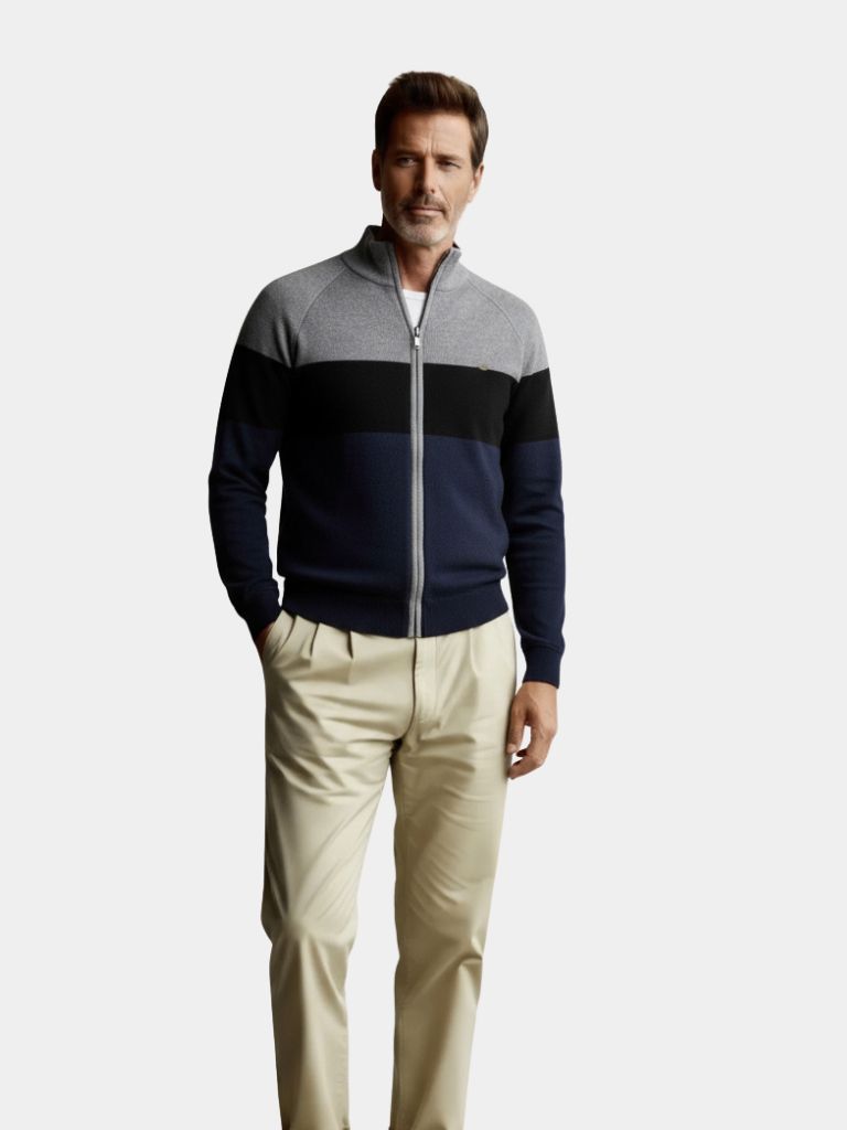Maglione con Zip Essenziale - Viretti