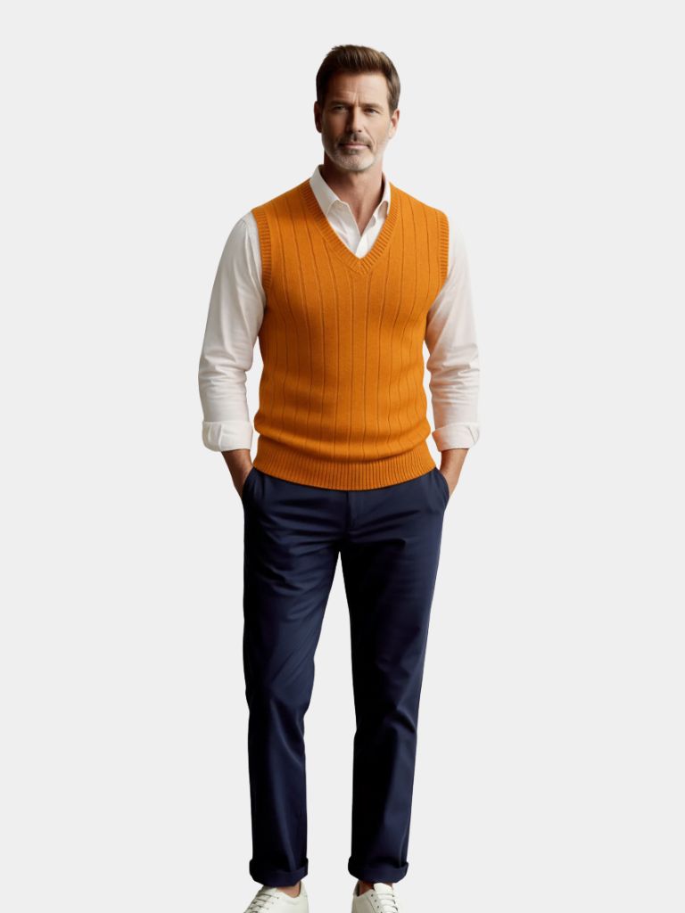 Gilet in Maglia Lana Merino - Viretti