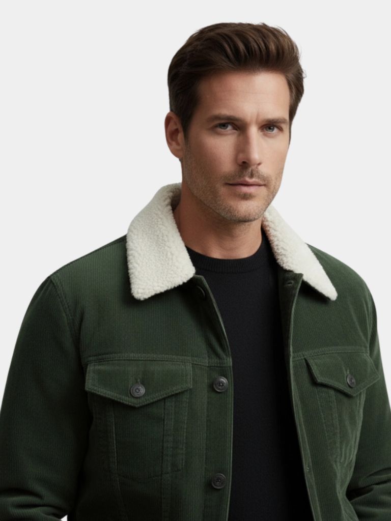Giacca Sherpa in Corduroy Heritage - Viretti