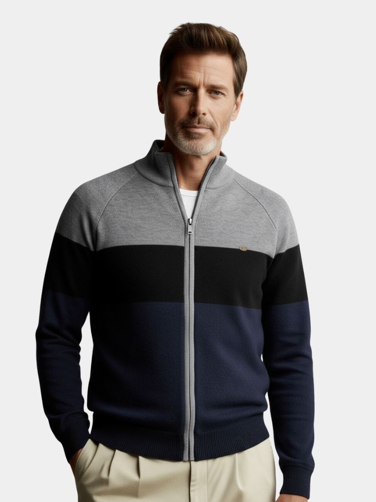 Maglione con Zip Essenziale - Viretti