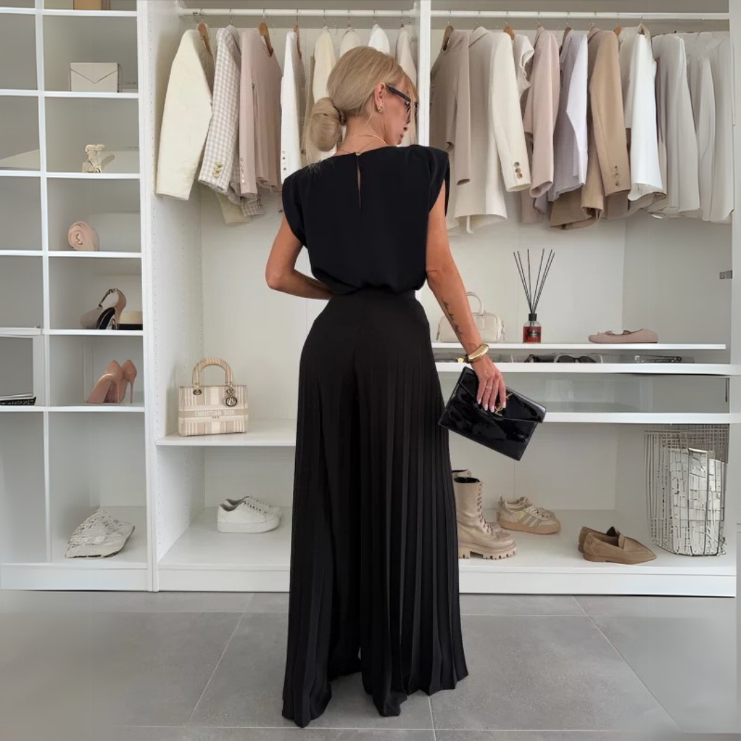 Cosima | Completo primaverile-estivo plissettato