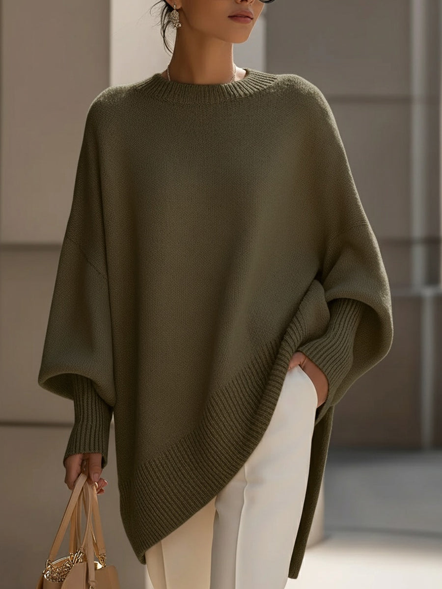 Maglione Poncho Oversize
