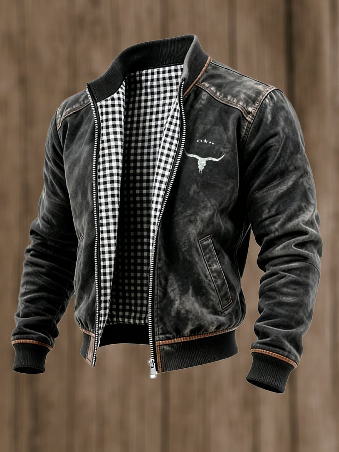 Giacca da esterno per uomo in stile vintage