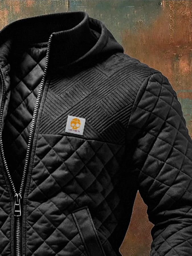 Giacca trapuntata rétro per uomo