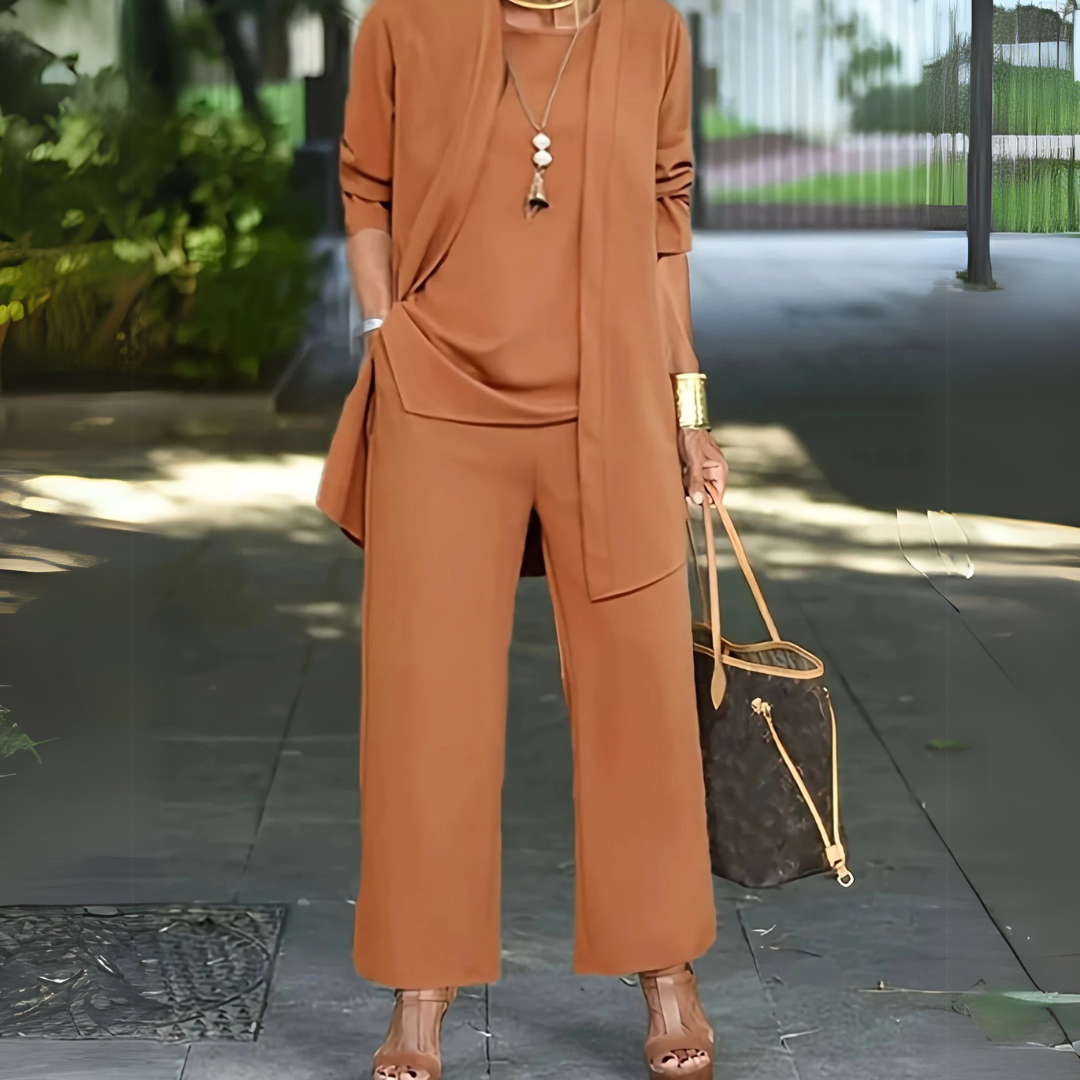 Macaria | Coordinato tre pezzi fatto a mano