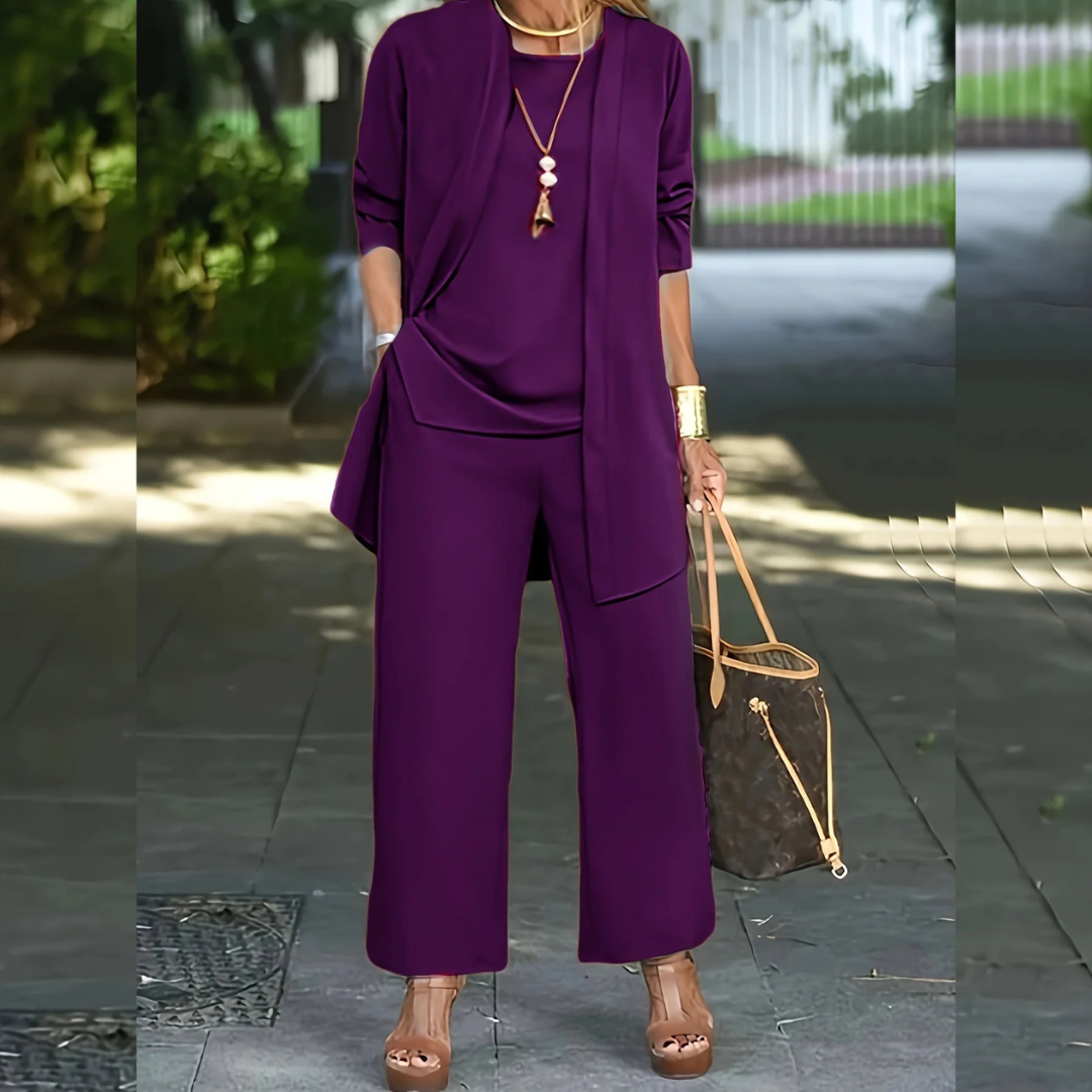 Macaria | Coordinato tre pezzi fatto a mano