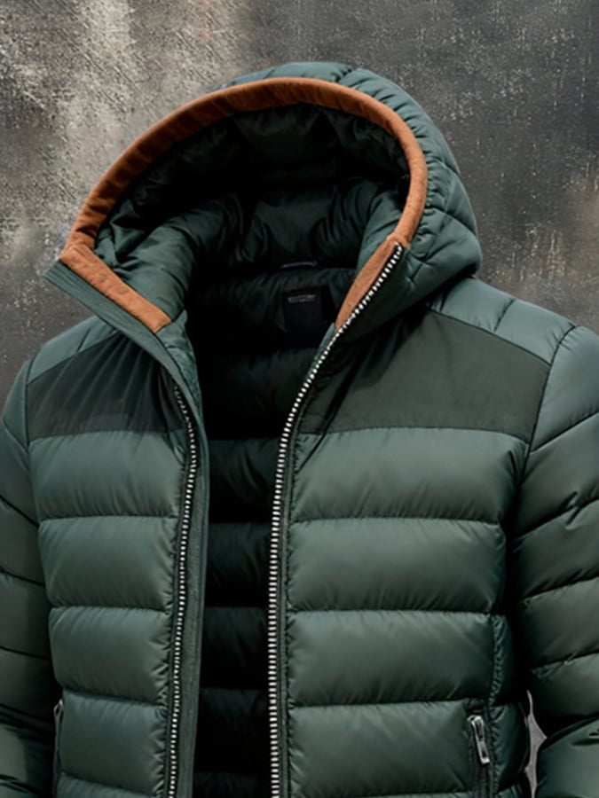 Giacca a vento con cappuccio per uomo