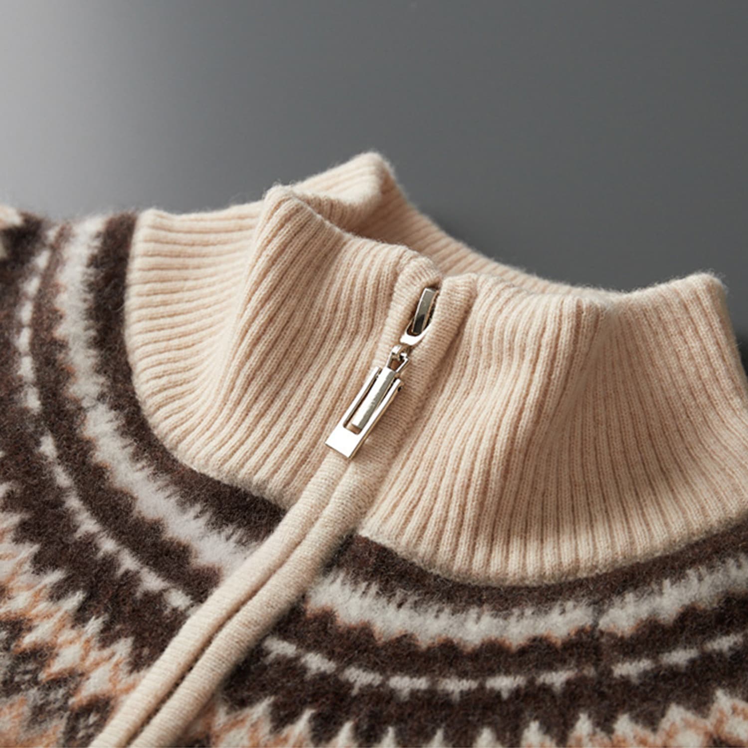 Maglione Half-Zip 100% Cashmere Evan