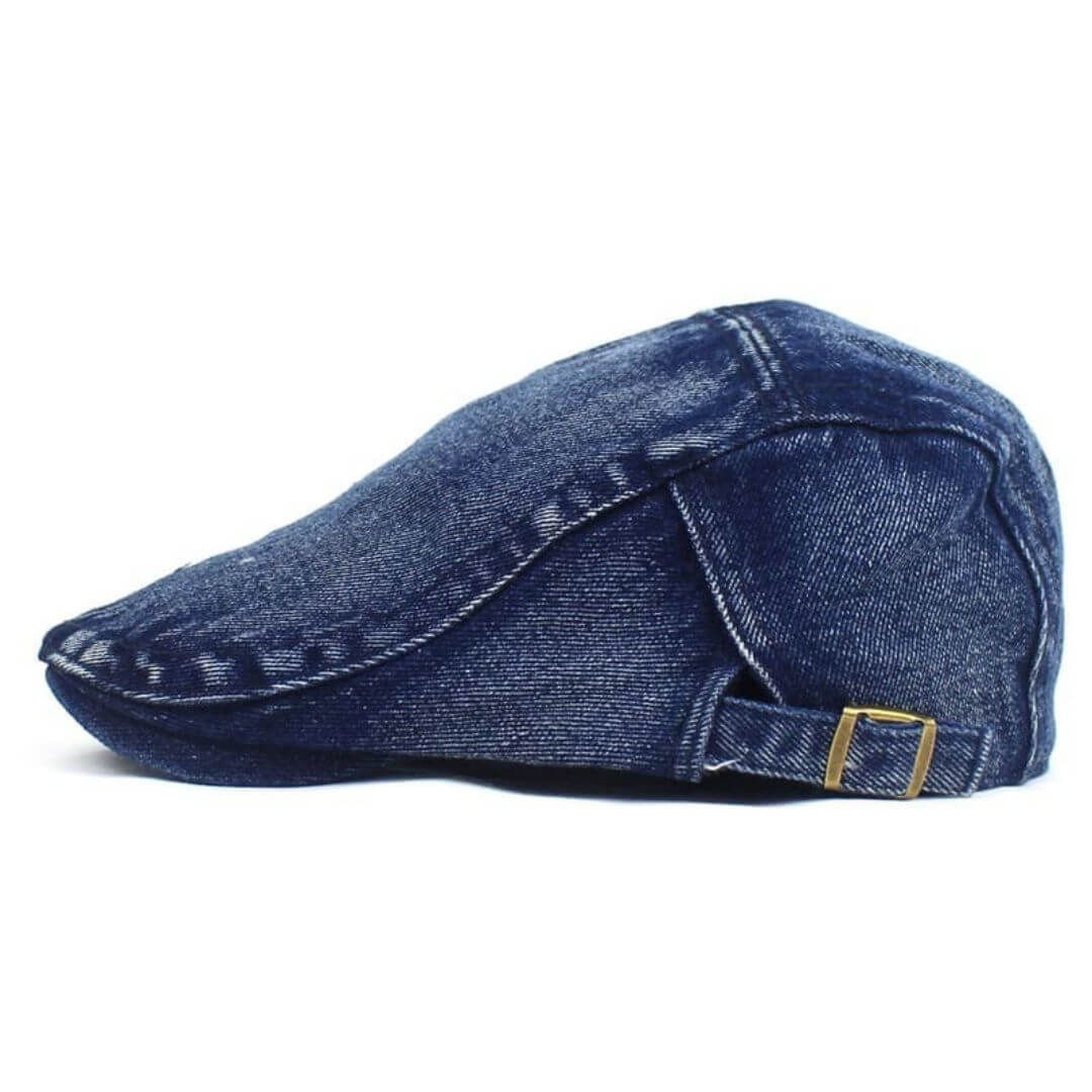 Cappello Piatto in Denim Lavato | LOGAN