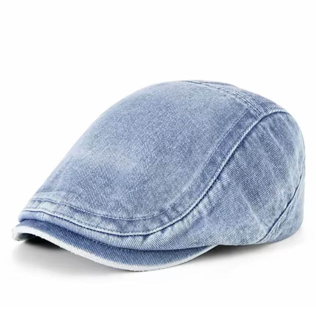 Cappello Piatto in Denim Lavato | LEXINGTON