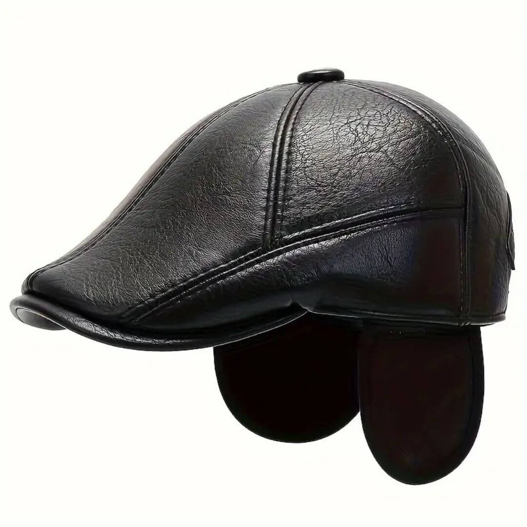 Cappello Piatto in Pelle | KALMAR