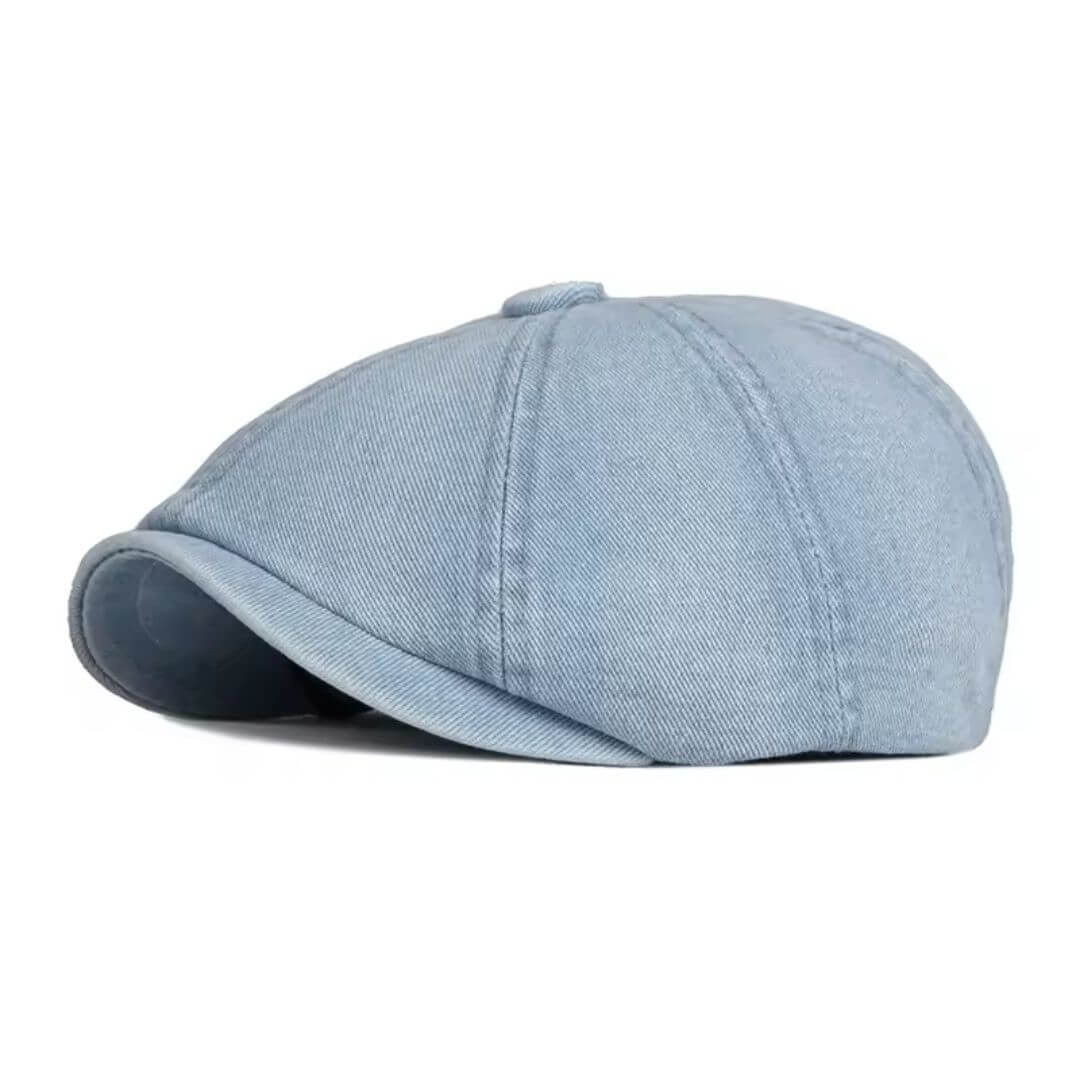 Cappello Newsboy in Denim | LUCERNE
