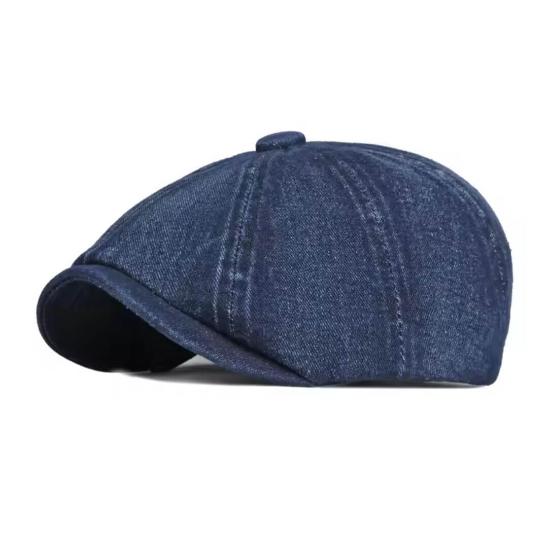 Cappello Newsboy in Denim | LUCERNE