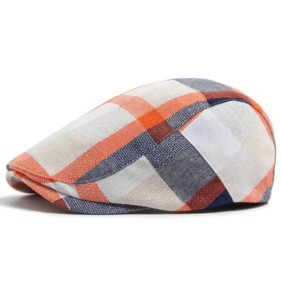 Cappello Piatto in Cotone Patchwork | KANSAS