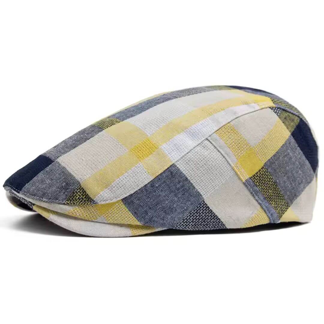Cappello Piatto in Cotone Patchwork | KANSAS
