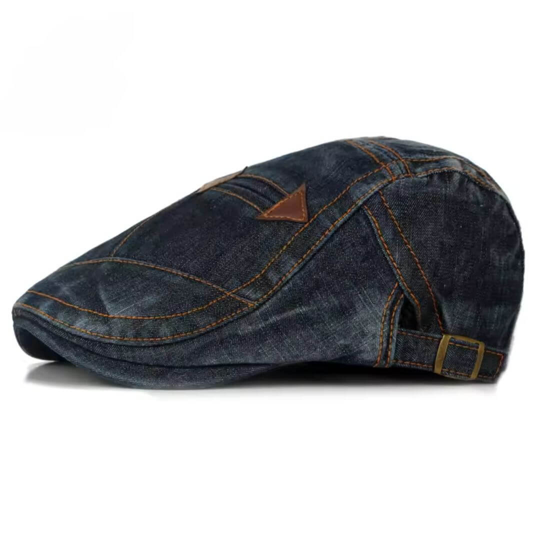 Cappello Piatto in Denim | BARSTOW