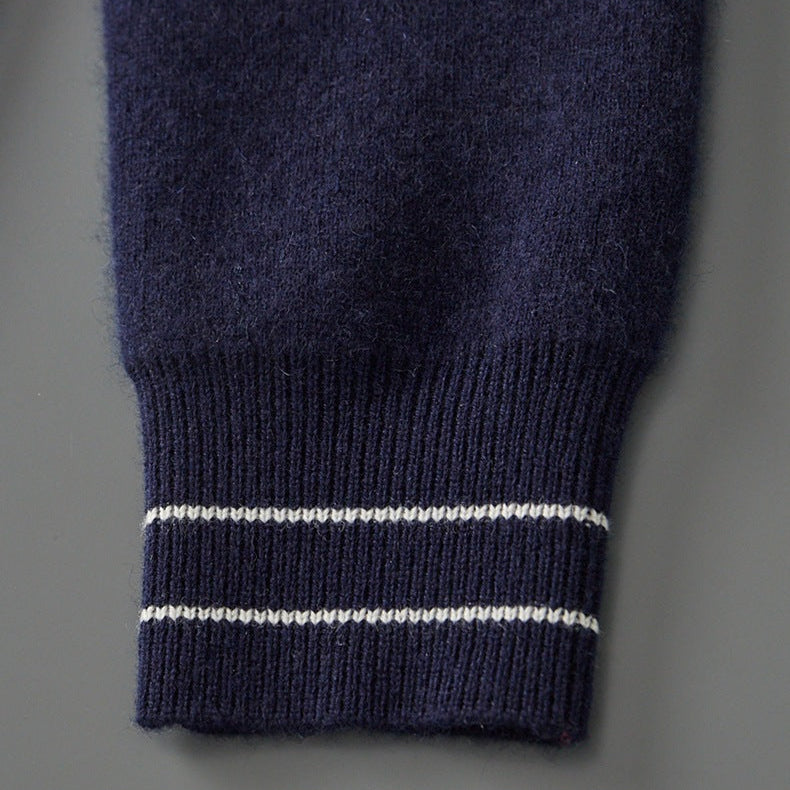 Cardigan Polo in Cashmere Winston