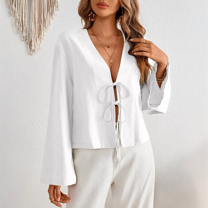 Blusa Chloé Montclair Villarosa LaceUp