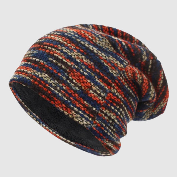 Cappello Invernale Striato Confortevole