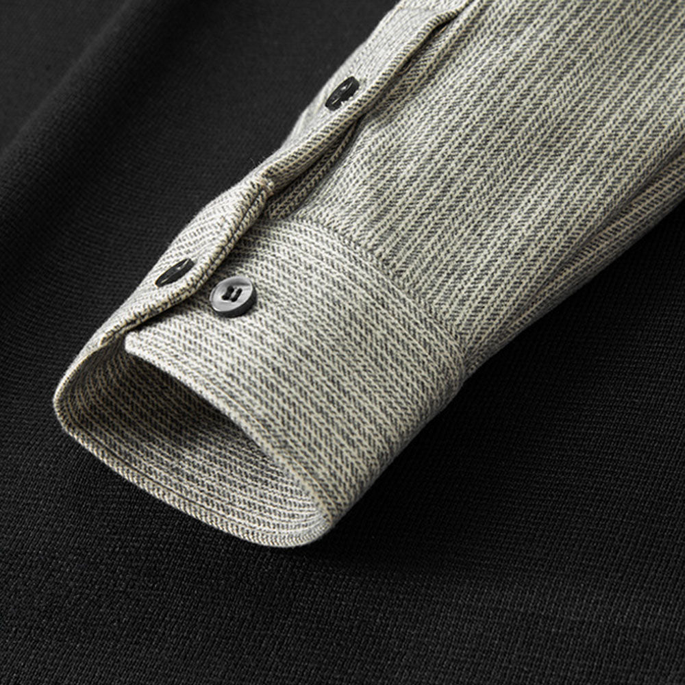 Camicia in Lana Bicolore Edgar