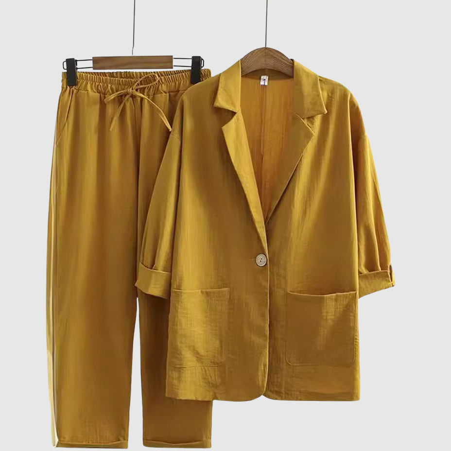 Elise Leroy Breezy Bloom Set in Lino