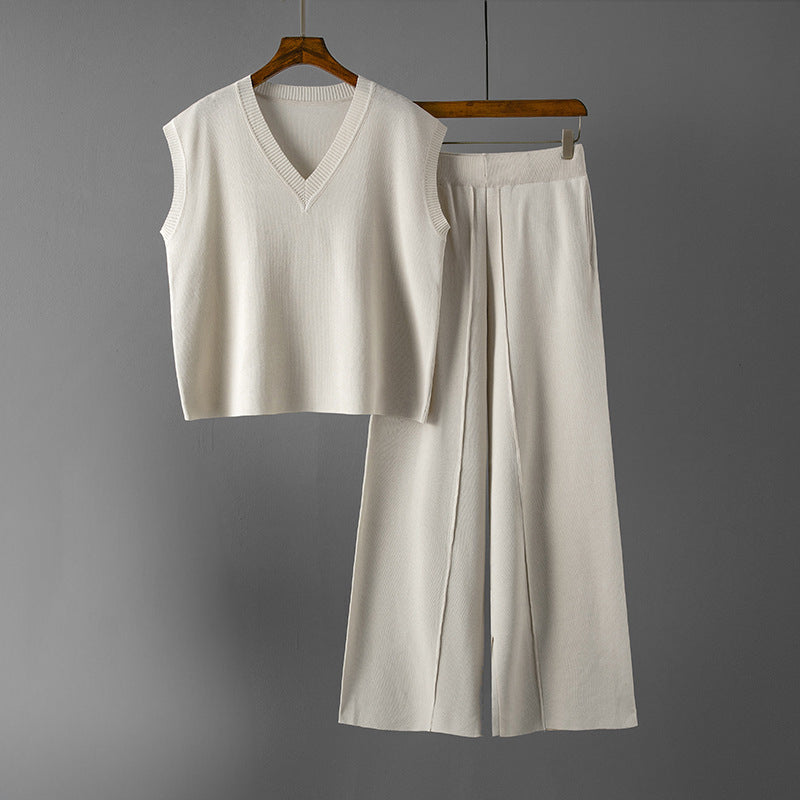 Elise Leroy Set di Maglieria a 2 Pezzi