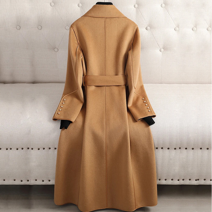 Cappotto in Lana Rovesciato Rapsodia Elise Leroy