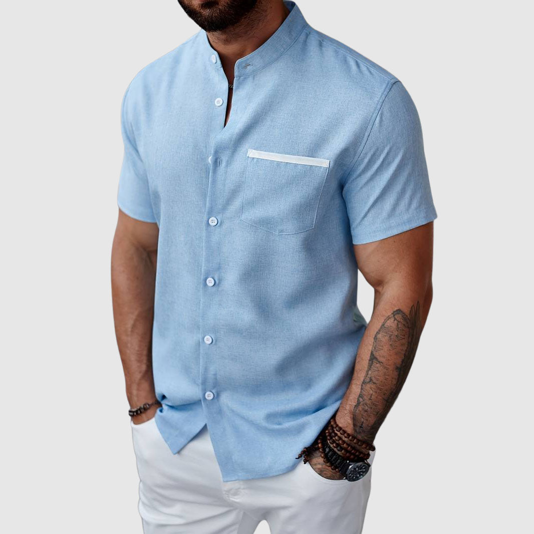 Felix Grant Camicia Henley Estiva