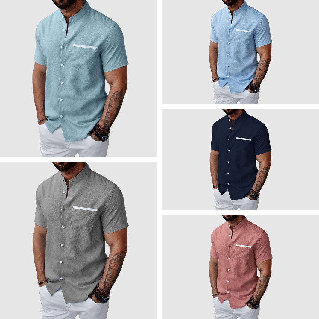 Felix Grant Camicia Henley Estiva