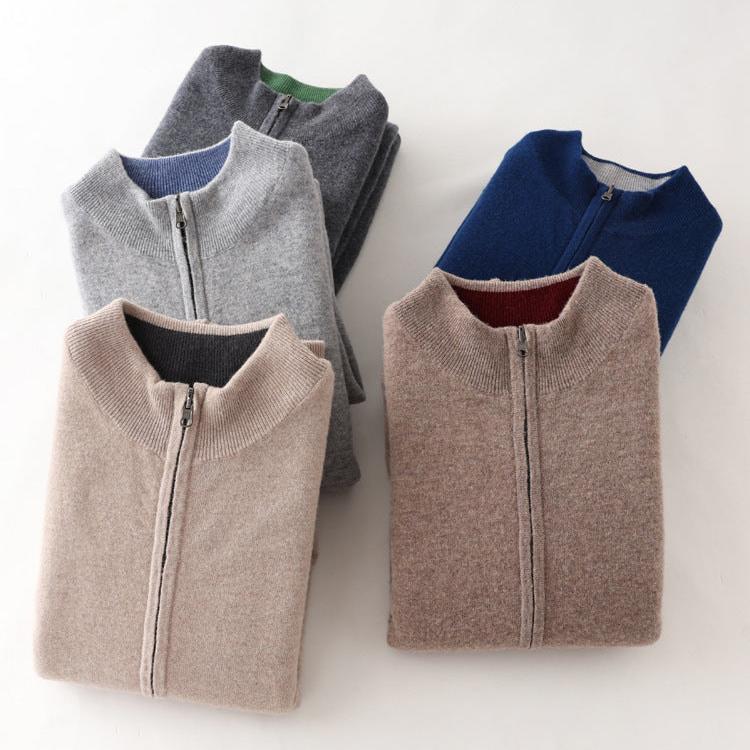 Giacca Zip Ellington 100% Cashmere