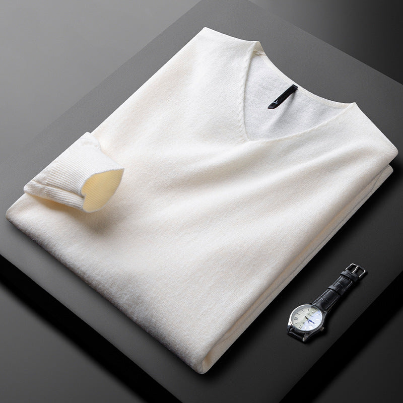 Maglione V-Neck in Cashmere Martin