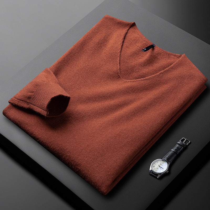 Maglione V-Neck in Cashmere Martin