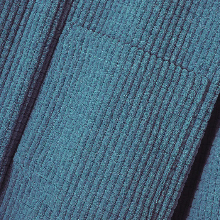 Camicia in Velluto a Coste con Cappuccio