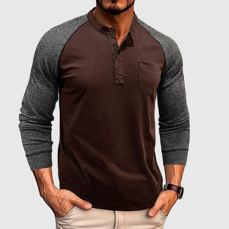 Camicia Henley Dual Tone Lorenzo Vitali
