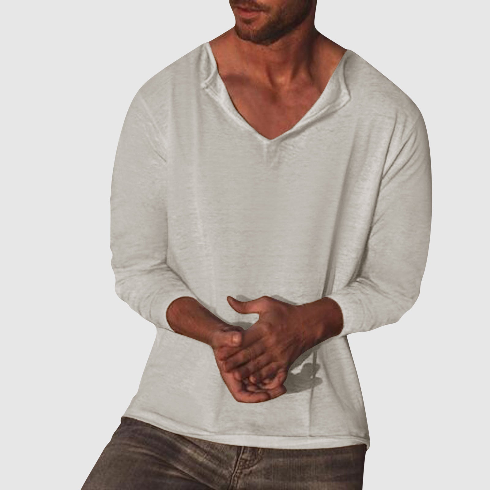 Camicia V-Neck Essenziale Lorenzo Vitali