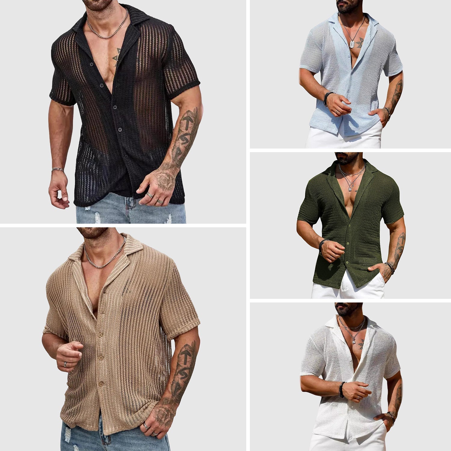 Camicia a Maglia Hollow Lorenzo Vitali