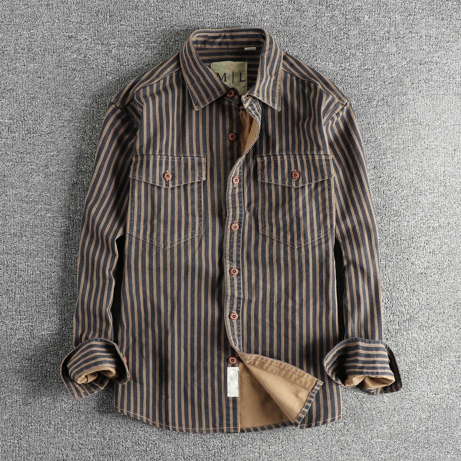 Camicia Buttoned a Strisce Vintage Lorenzo Vitali