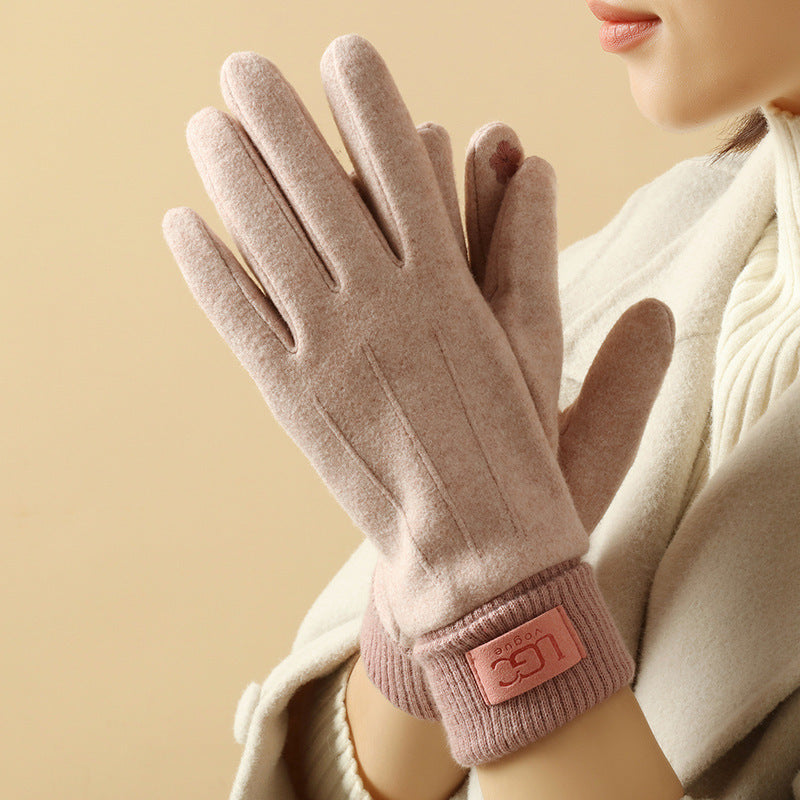 Guanti Touchscreen in Cashmere e Lana