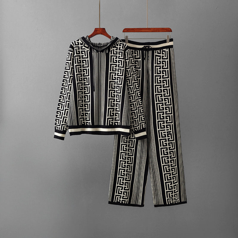 Set di 2 Pezzi in Maglia Luxe Maze