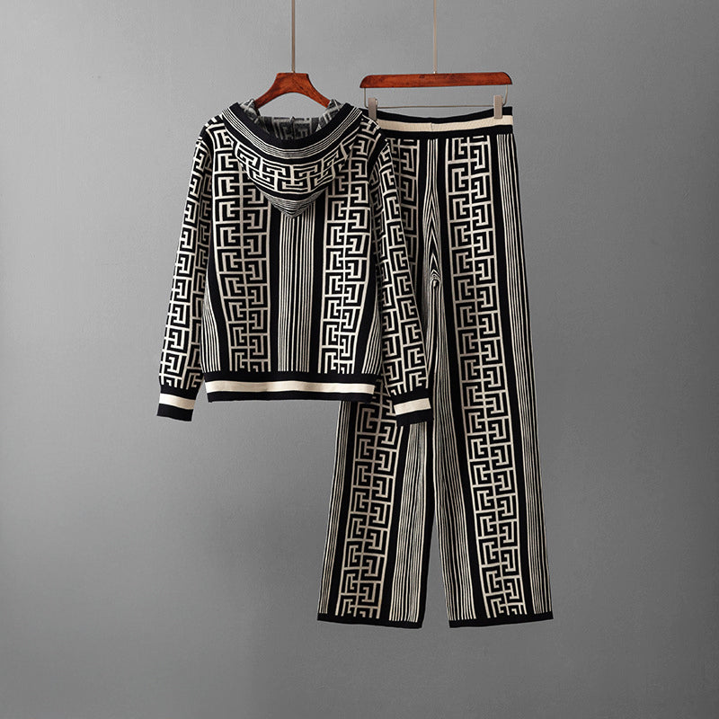 Set di 2 Pezzi in Maglia Luxe Maze