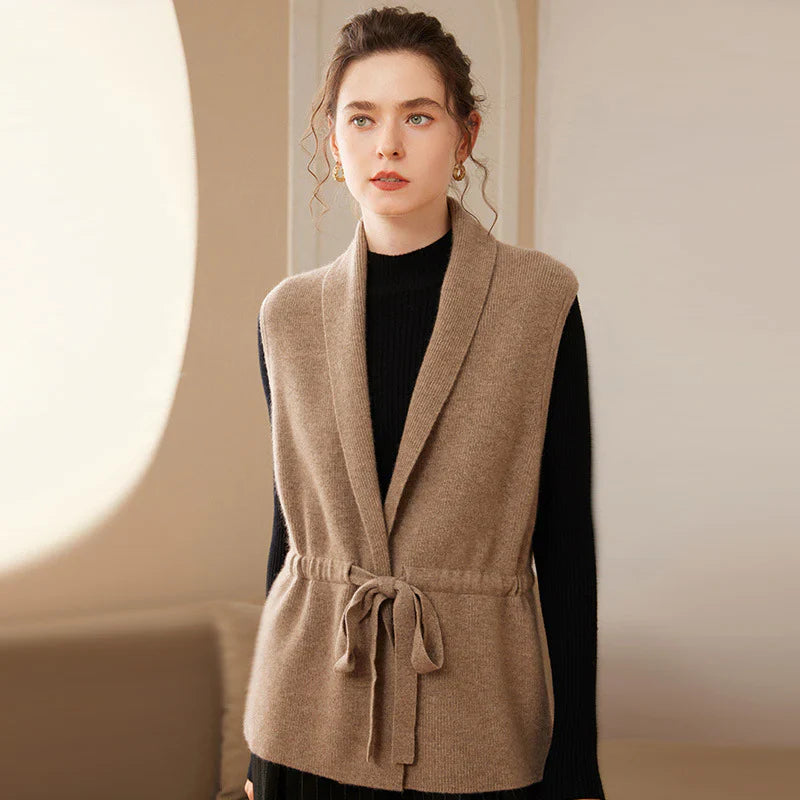 Gilet in Cashmere Morbido Freja