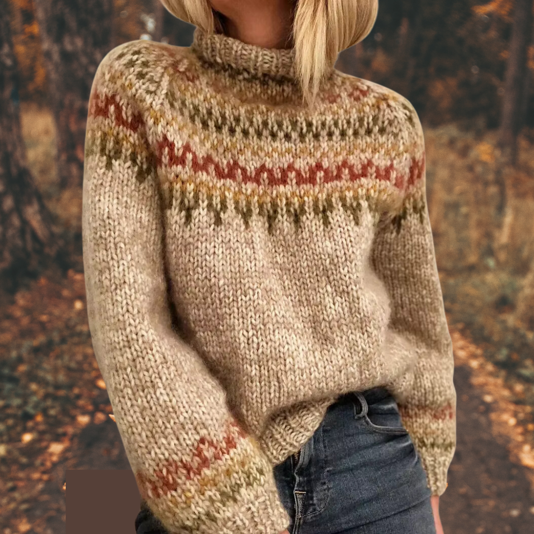 Astrid™ | Maglione in knit nordico per donne