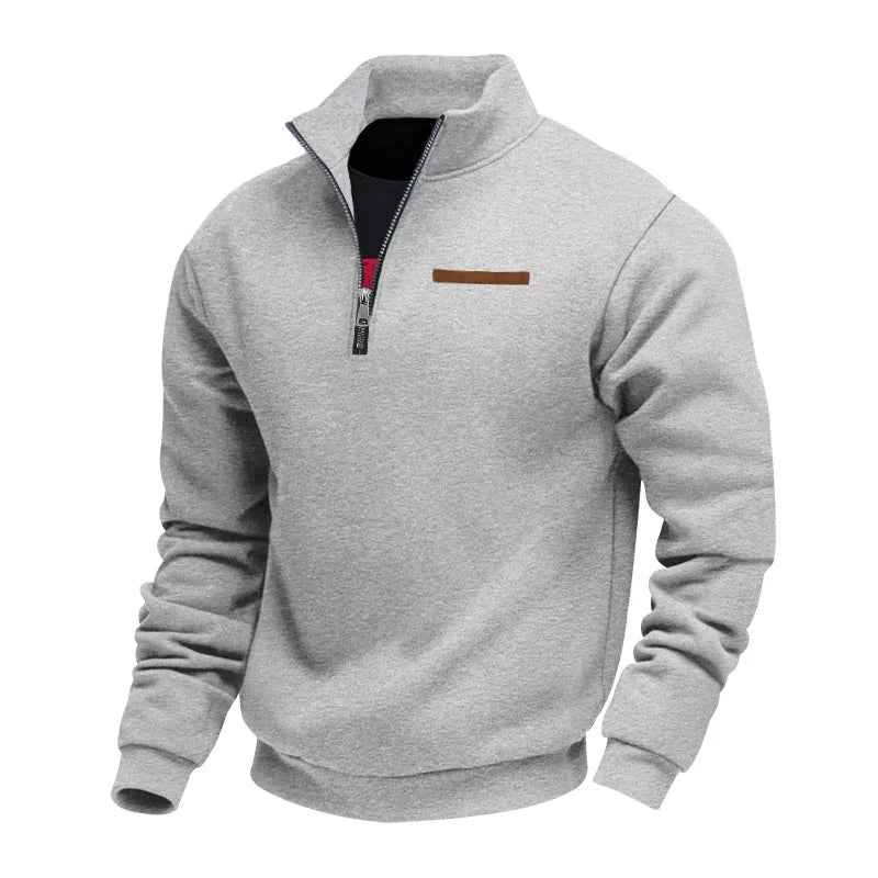Viretti™ | Felpa Casual con Zip da Uomo in Pile