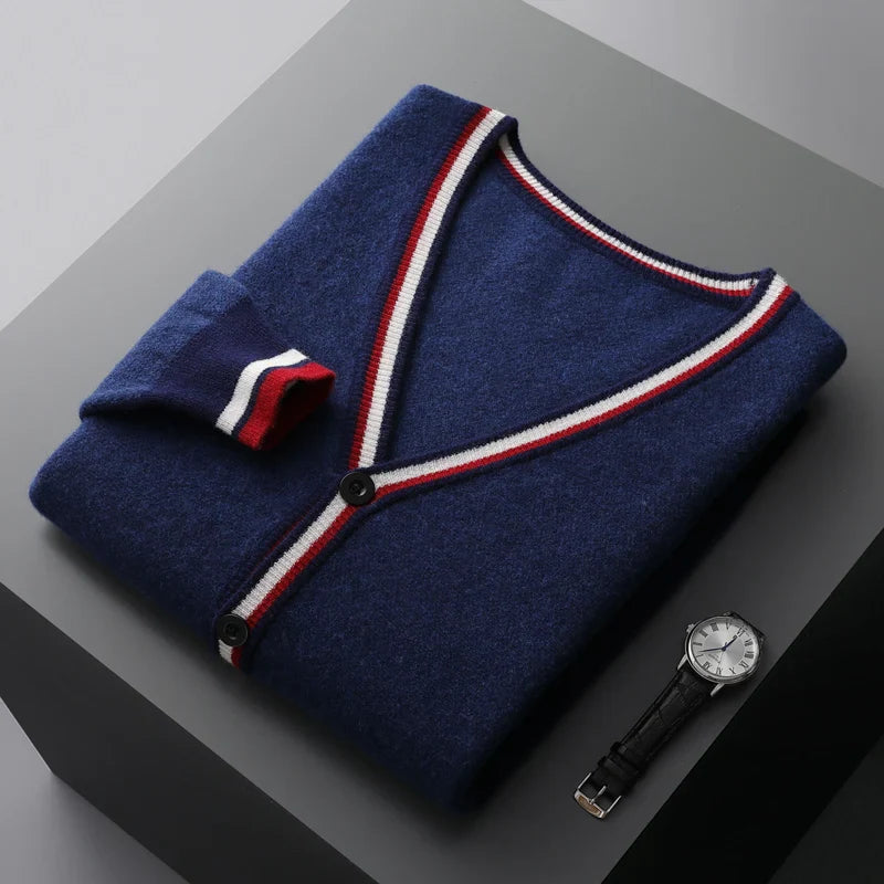 Giacca in Cashmere con Rifinitura Charleston