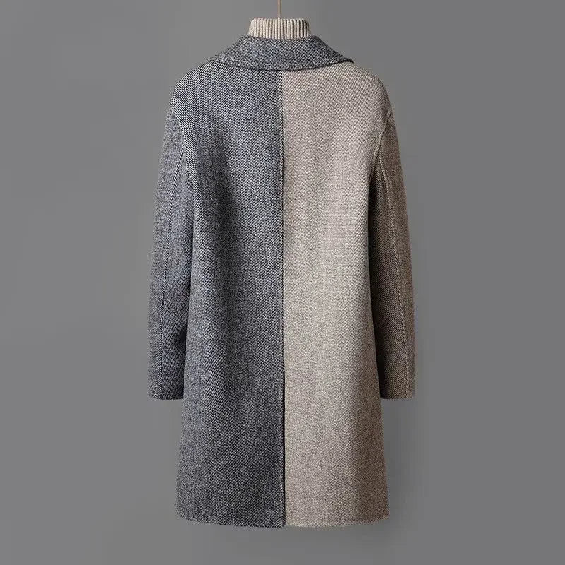 Cappotto in Lana Bicolore Barclay