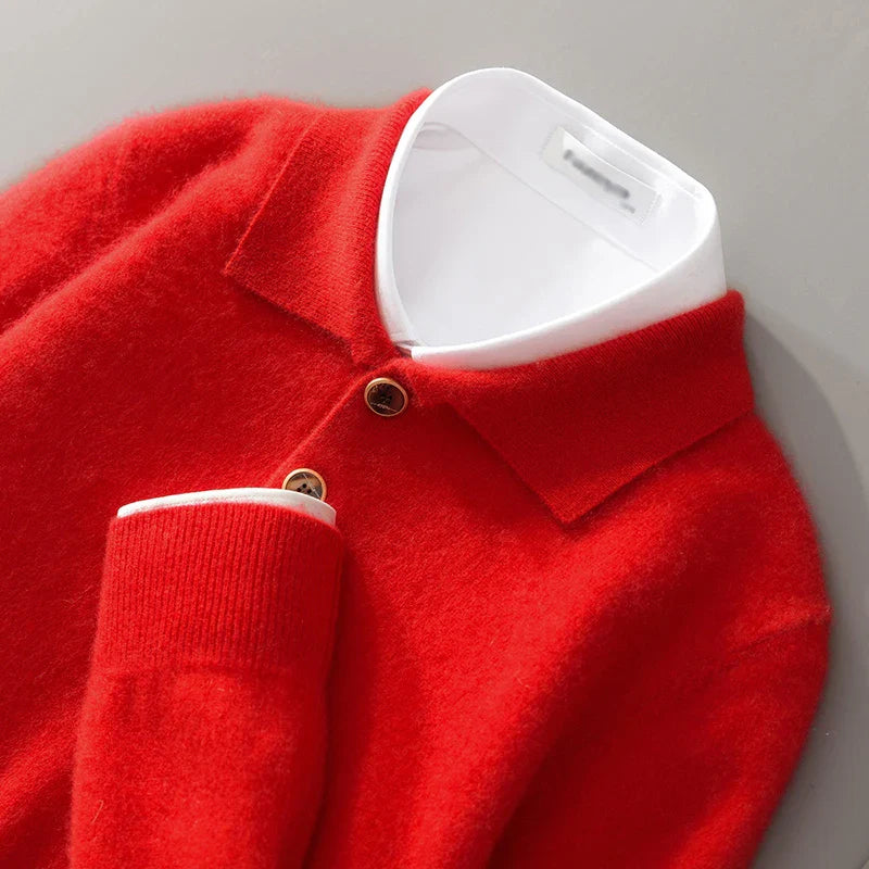 Maglione Polo in Cashmere Raiden