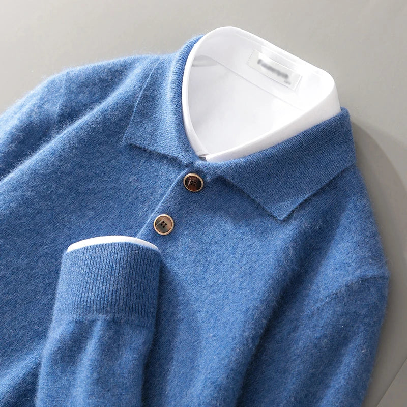Maglione Polo in Cashmere Raiden
